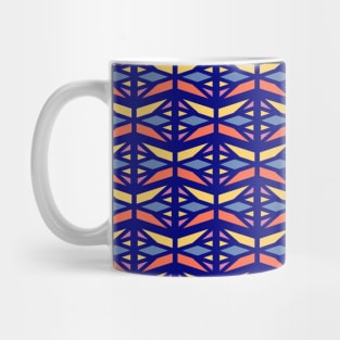 Art Deco Mid Century Decorative Mosaic Pattern Mug